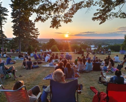 free sunset concerts on western prom portland maine